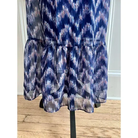 Maxi American Eagle sundress with a crisscross adjustable spaghetti strap size S - Picture 6 of 9